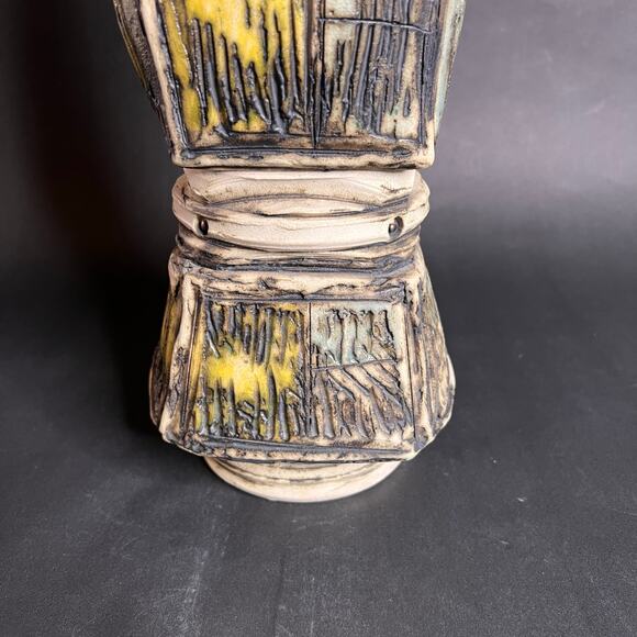 Porcelain, Brutalist Ceramic Art, Signed Studio Pottery, Barry Unitas Barnes - Picture 11 of 15